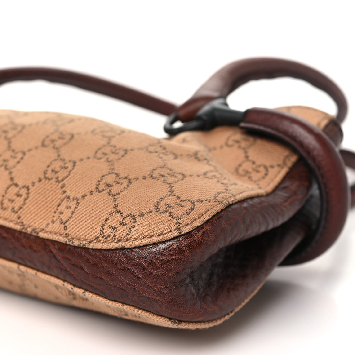 Gucci Monogram Shoulder Bag Brown 10 of 14
