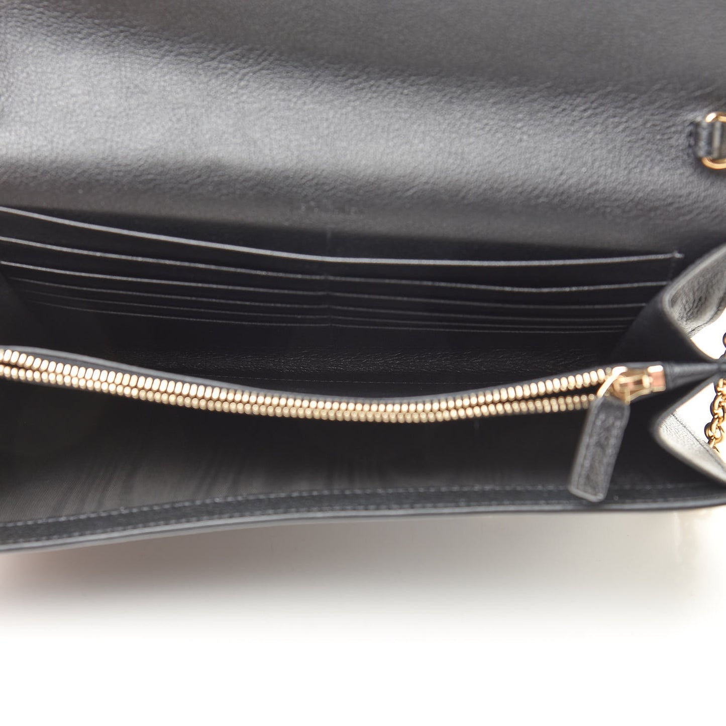 Calfskin Monogram Belle de Jour Chain Clutch Black