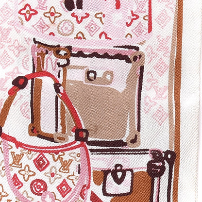 Louis Vuitton Silk Monogram LV Trunks and Bags Bandeau 5 of 5