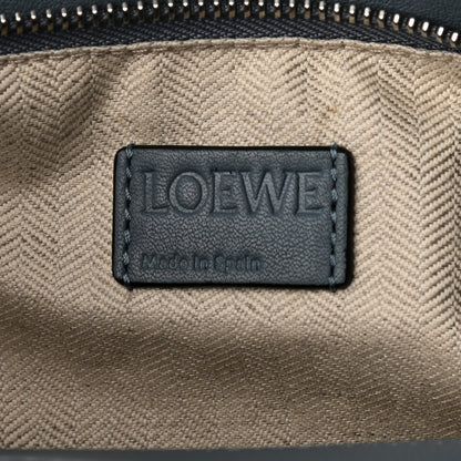 Loewe Calfskin Medium Puzzle Bag Gunmetal Light Blue 5 of 9