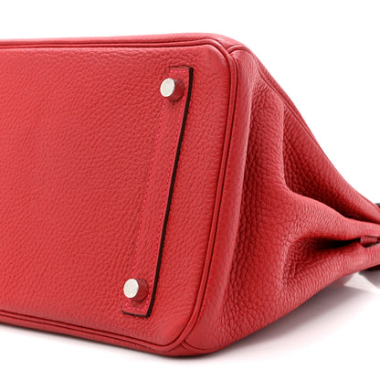 Hermes Togo BIRKIN 30 Rouge Casaque 9 of 18