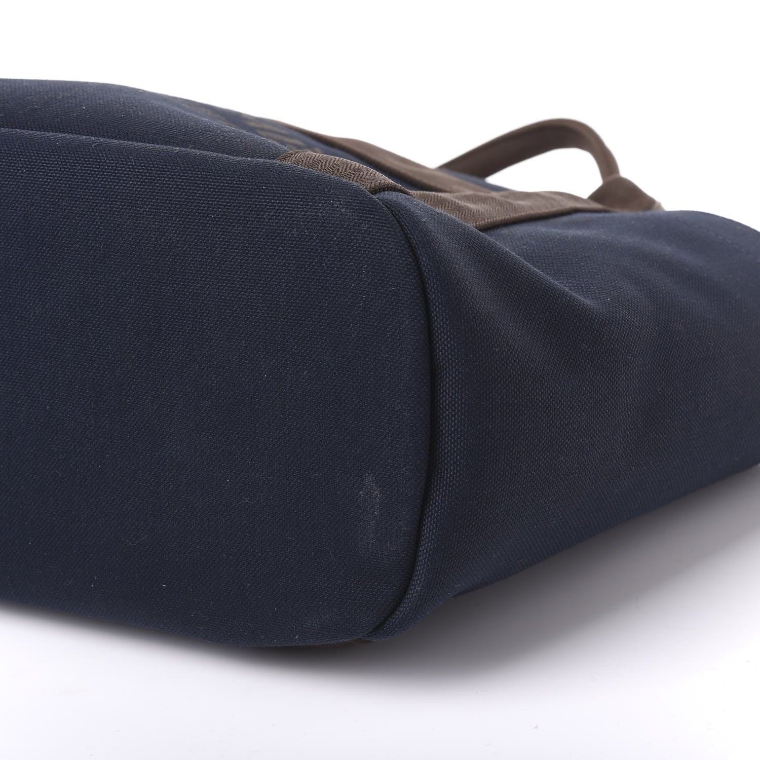Hermes Toile Sac De Pansage Groom Bleu Navy Feu 6 of 12