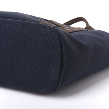 Hermes Toile Sac De Pansage Groom Bleu Navy Feu 6 of 12