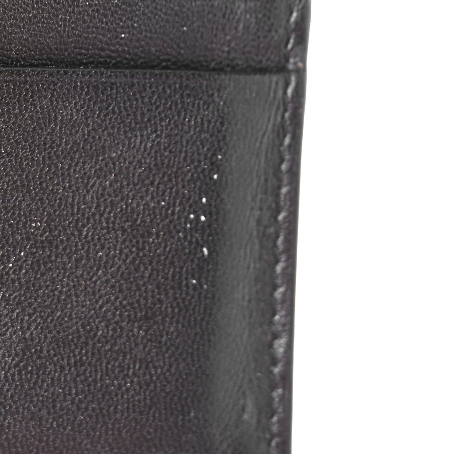 Lambskin Y Quilted Monogram Loulou Flap Wallet Black