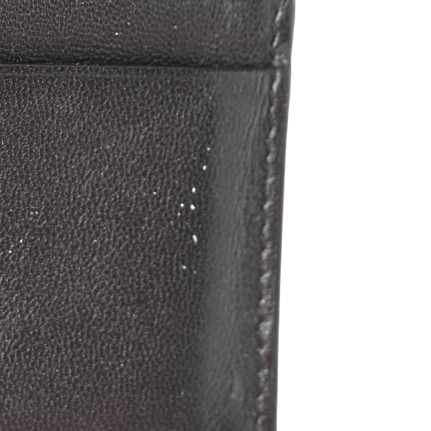 Saint Laurent Lambskin Y Quilted Monogram Loulou Flap Wallet Black 10 of 11