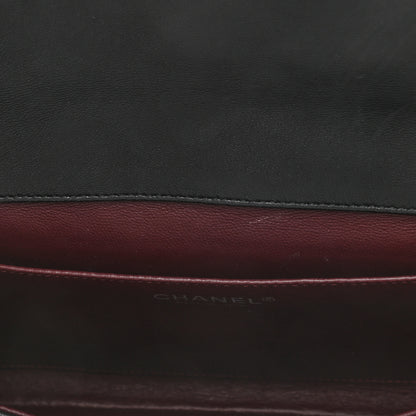 Chanel Lambskin Quilted Clutch With Chain Flap Black 11 of 12