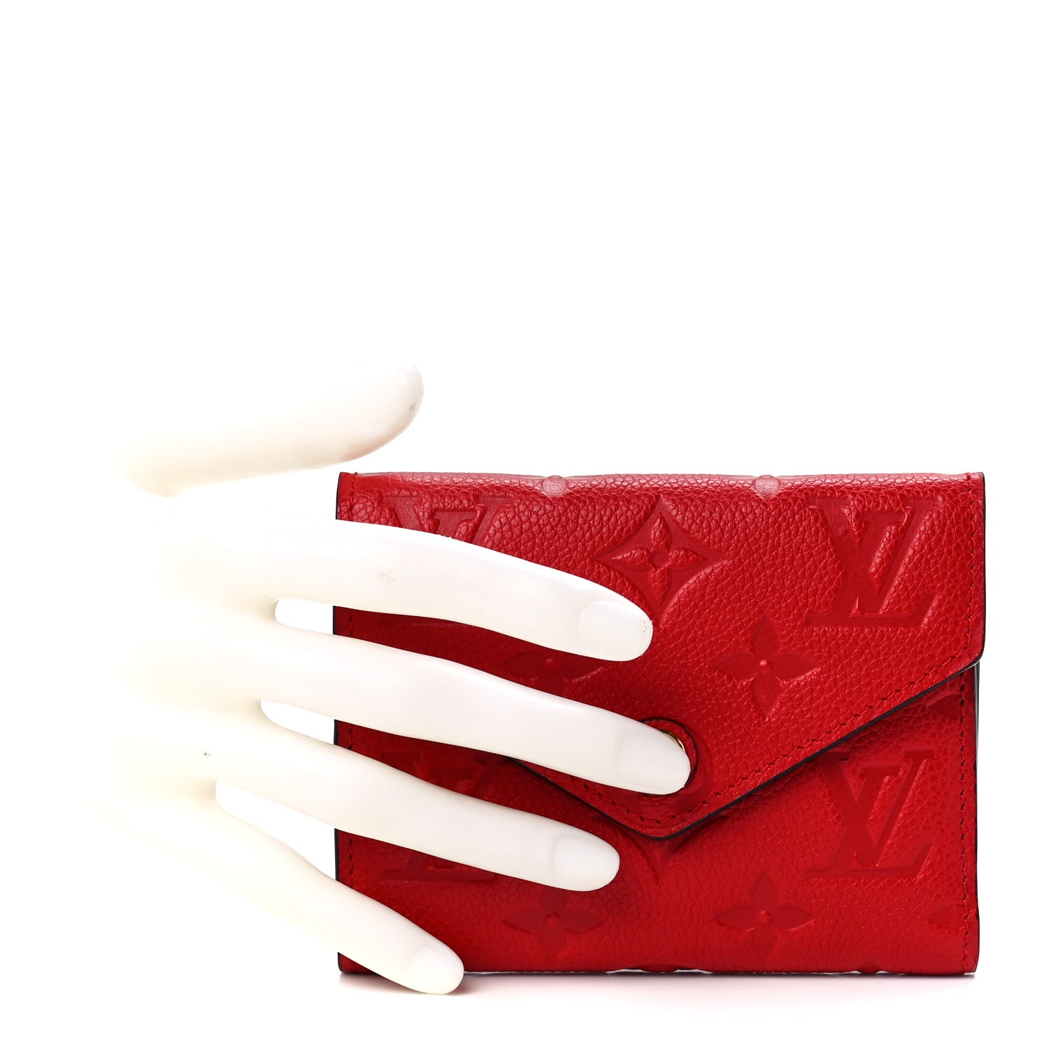 Louis Vuitton Empreinte Victorine Wallet Scarlet 2 of 14