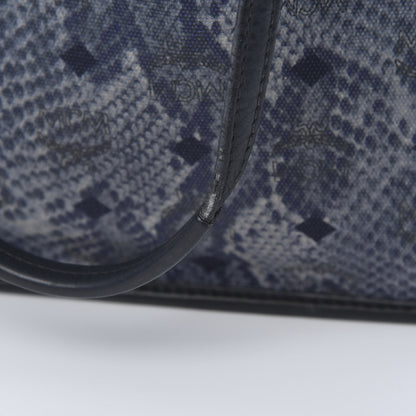 MCM Visetos Medium Reversible Shopper Tote Black 22 of 23