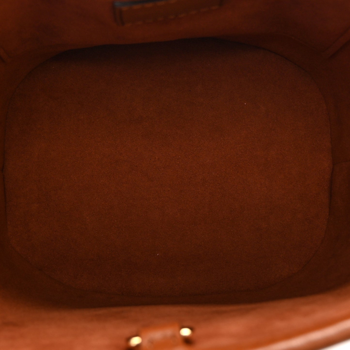 Kitted Raffia Petit Bucket Caramel