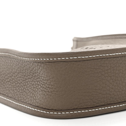 Hermes Taurillon Clemence Amazone Evelyne TPM Etoupe Bleu Indigo 10 of 11