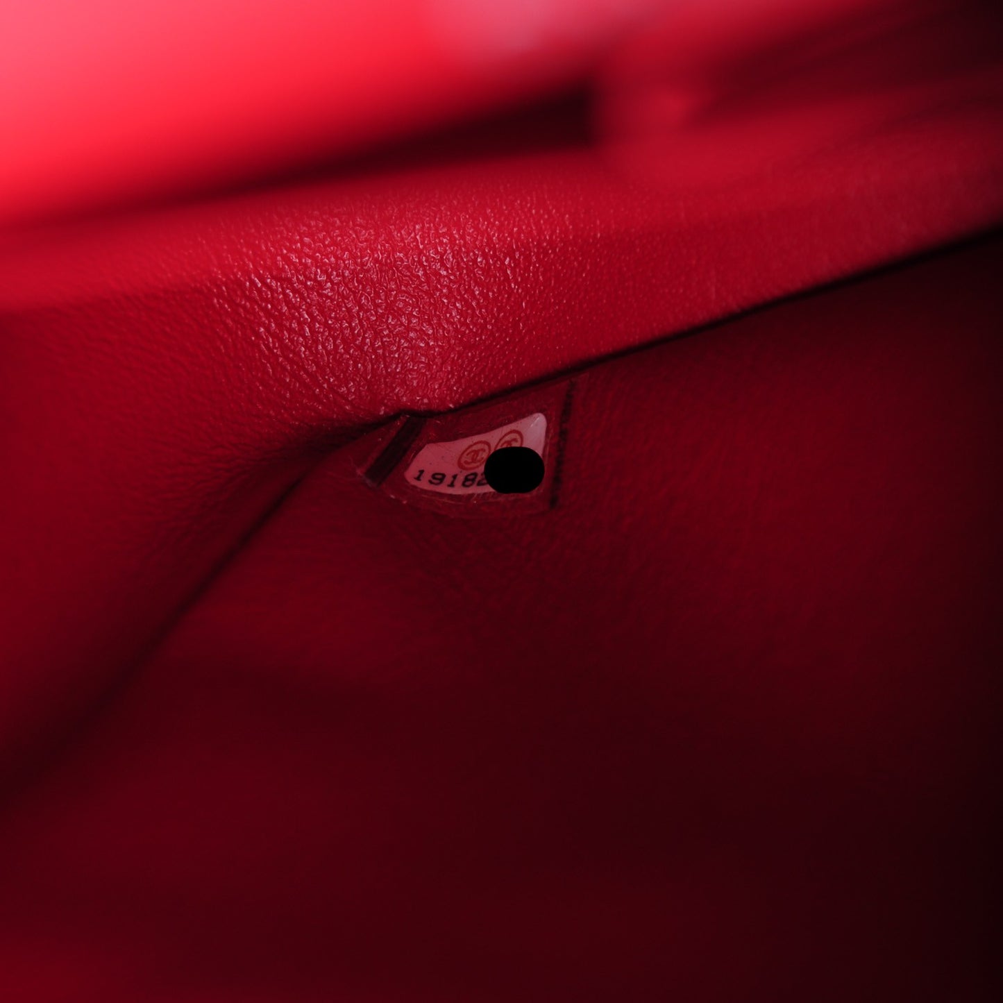 Caviar Quilted Jumbo Double Flap Red