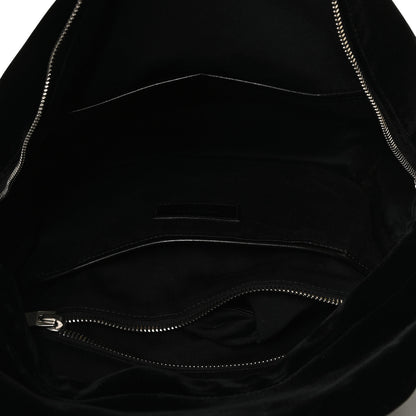 Saint Laurent Velvet Mini City Backpack Black 4 of 11