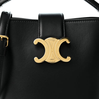 Celine Smooth Calfskin Triomphe Mini Louise Bag Black 7 of 9