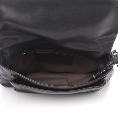 Dolce & Gabbana Calfskin Miss Sleek Shoulder Bag Black 5 of 13