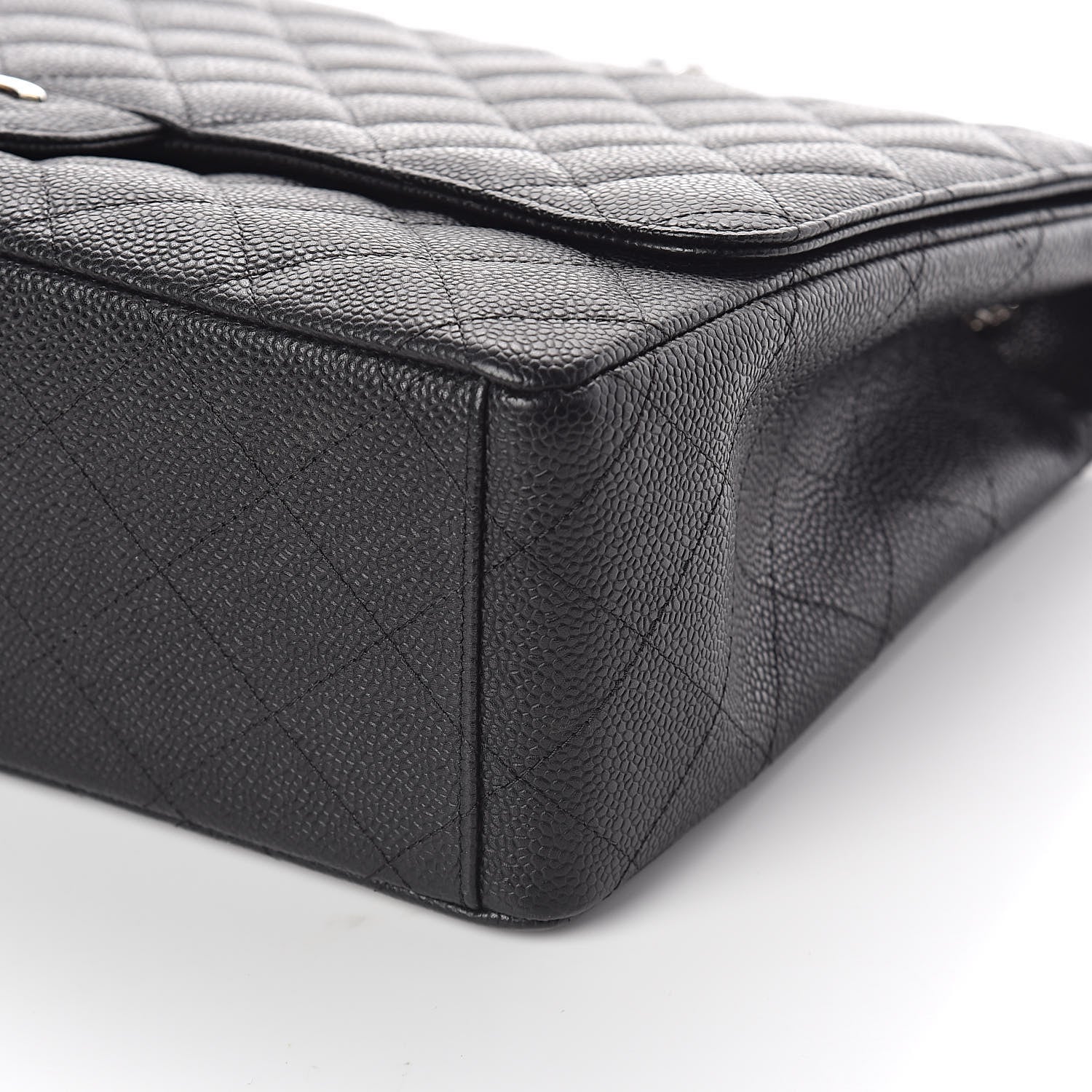 Chanel Caviar Quilted Maxi Single Flap Black 10 of 12
