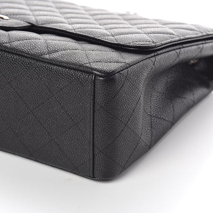 Chanel Caviar Quilted Maxi Single Flap Black 10 of 12