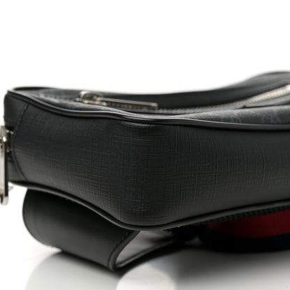 Gucci Soft GG Supreme Monogram Web Belt Bag Black Grey 9 of 12