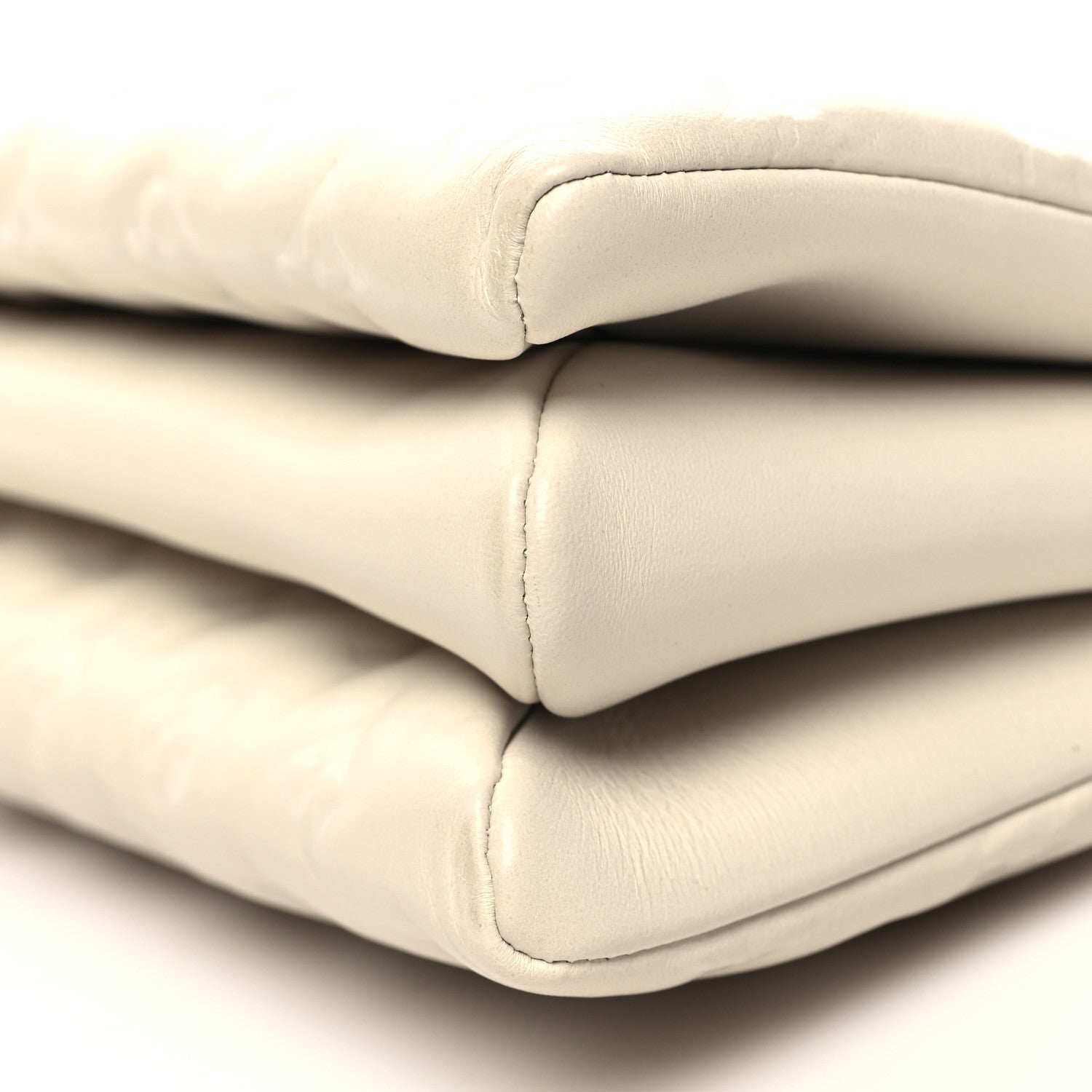 Louis Vuitton Lambskin Embossed Monogram Coussin PM Beige Cream 11 of 12