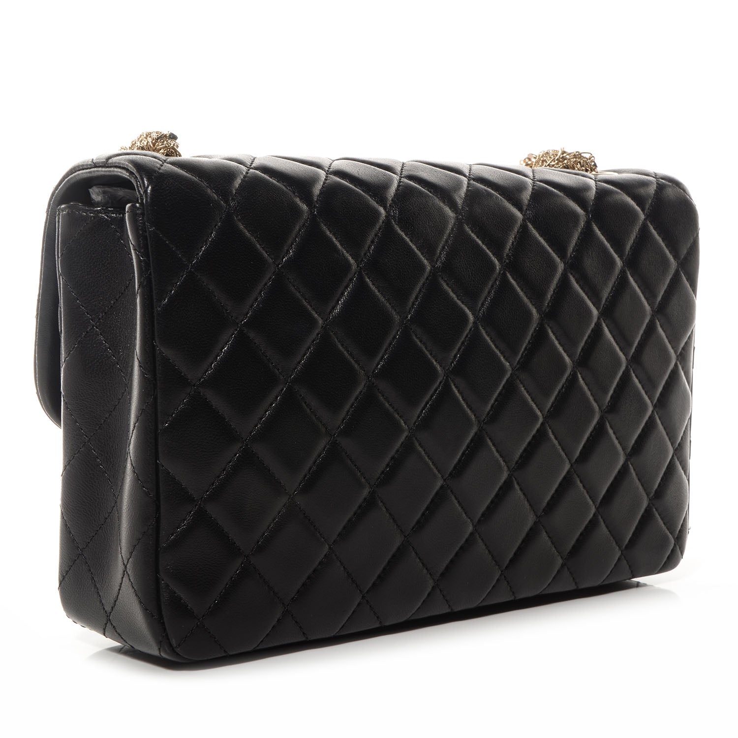 Chanel Lambskin Medium Westminster Pearl Flap Black 4 of 8