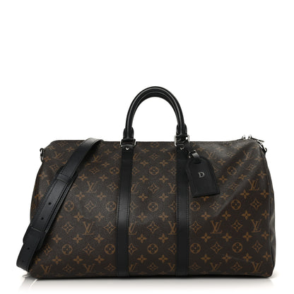 Louis Vuitton Monogram Macassar Keepall Bandouliere 45 1 of 12