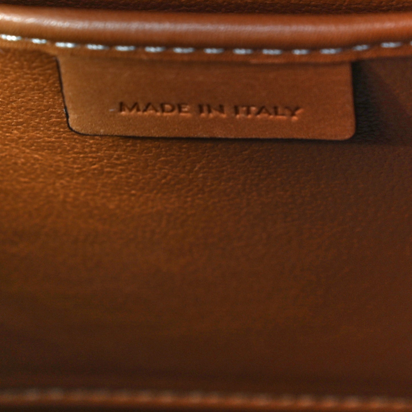 Textile Smooth Calfskin Nano Luggage Tan White
