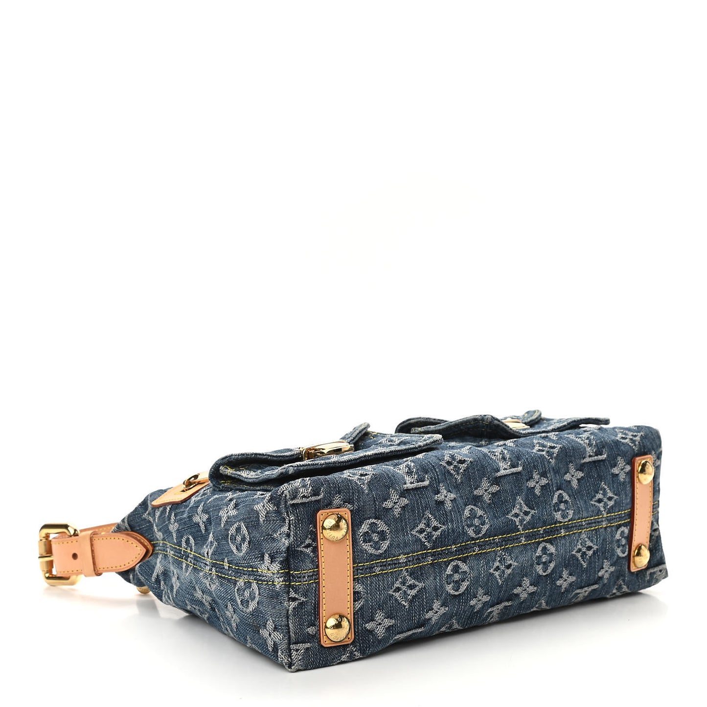 Monogram Denim Baggy PM Blue