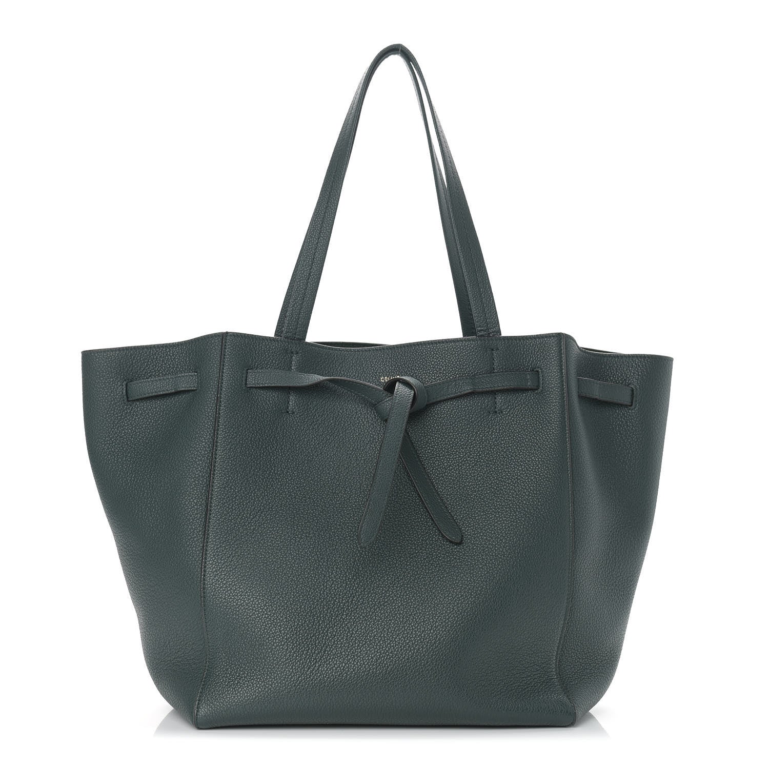 Celine Soft Grained Calfskin Small Belt Cabas Phantom Amazone 1 of 11
