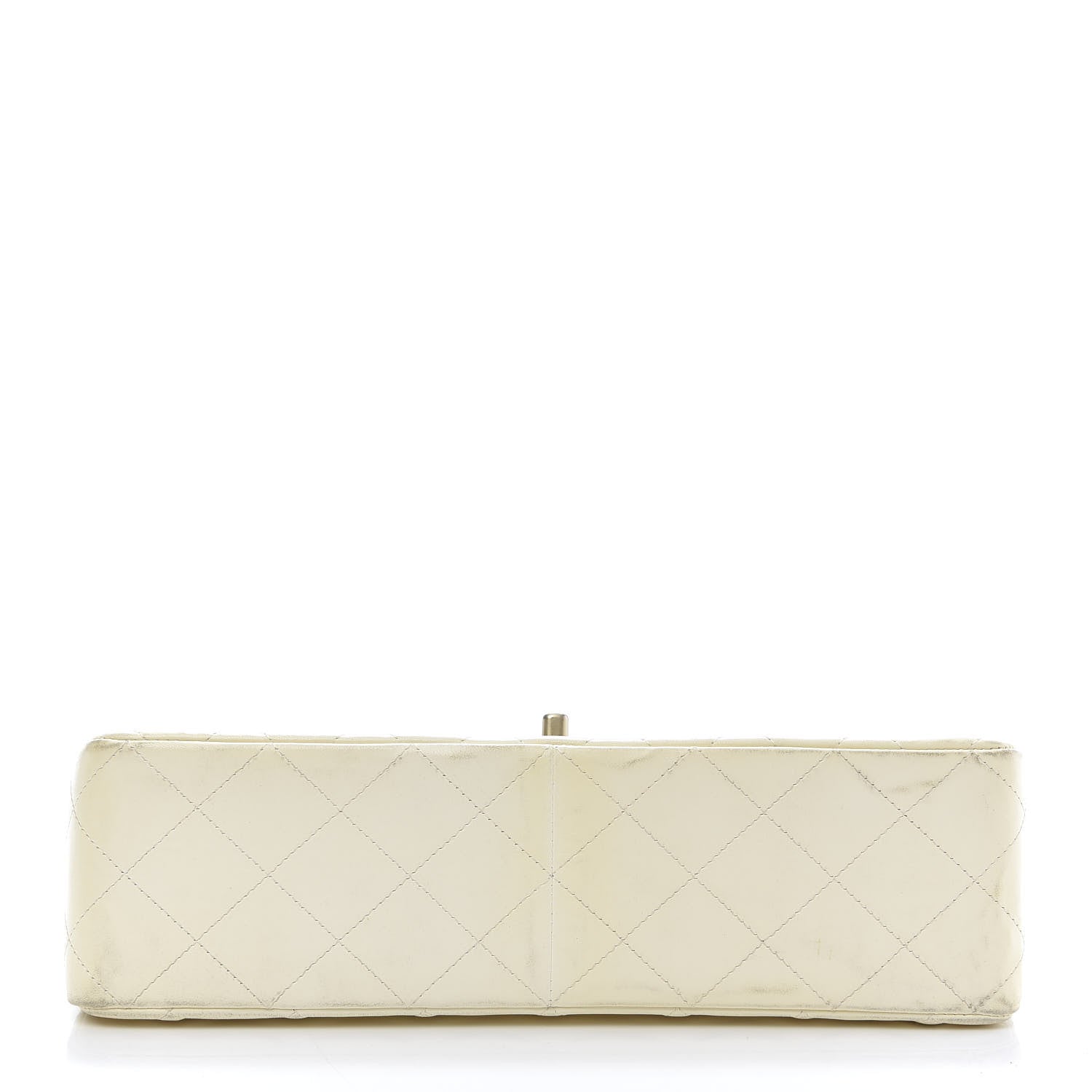 Chanel Lambskin Quilted Jumbo Single Flap Ivory 8 of 15