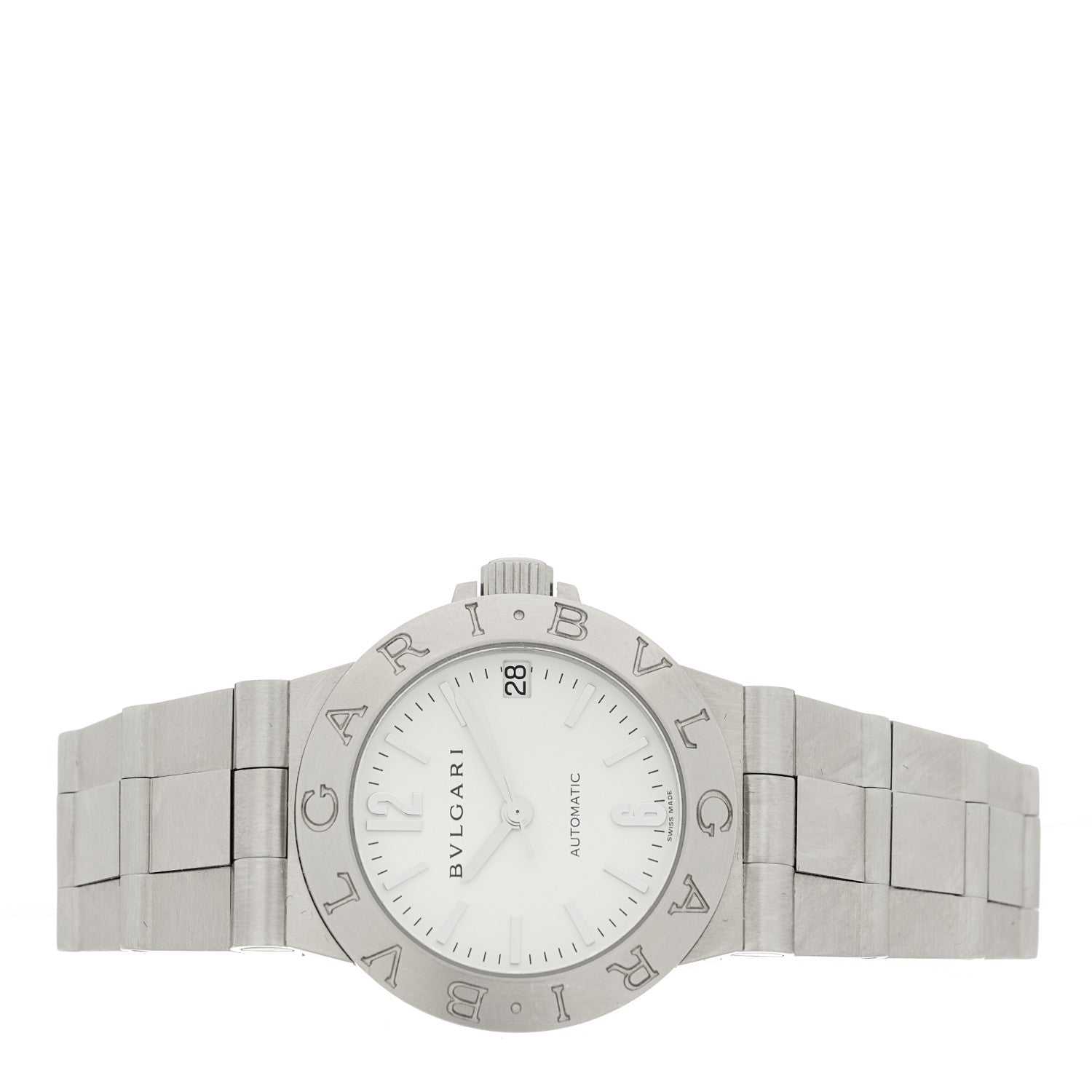 Bulgari Stainless Steel 29mm Diagono Automatic Watch 2 of 5