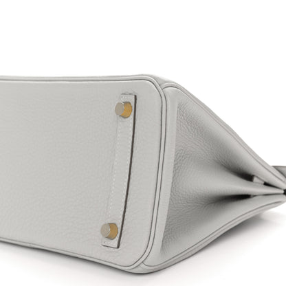 Hermes Togo Birkin 25 Gris Perle 10 of 13