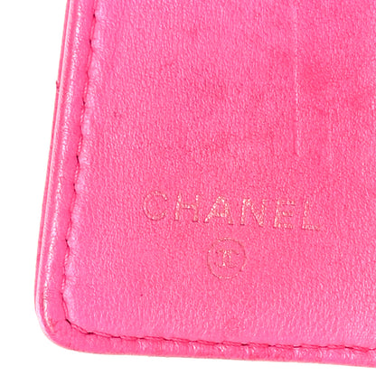Chanel Lambskin Quilted 6 Key Holder Fuchsia 7 of 9