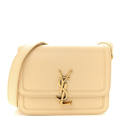 Saint Laurent Smooth Calfskin Small Solferino Satchel Ivory Natural 1 of 15