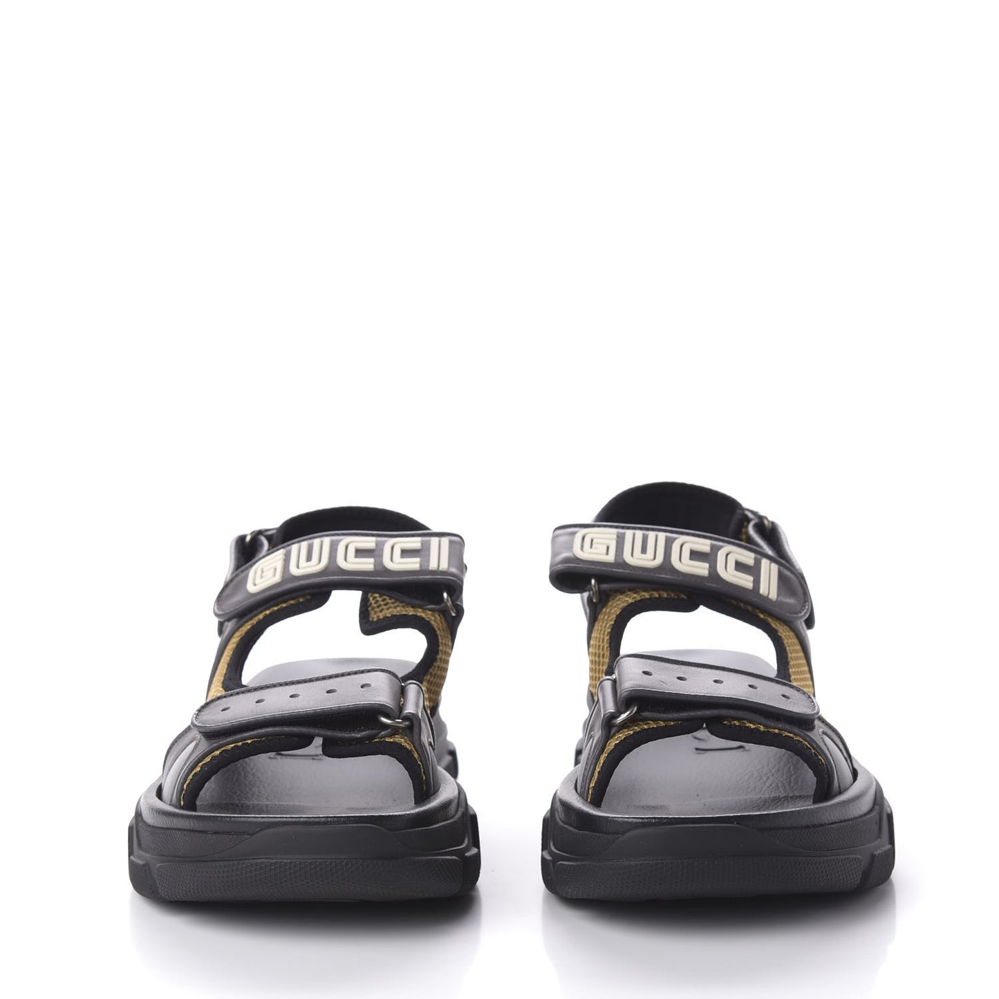X SEGA Nappa Mesh Mens Aguru Sandals 10 Loess Black