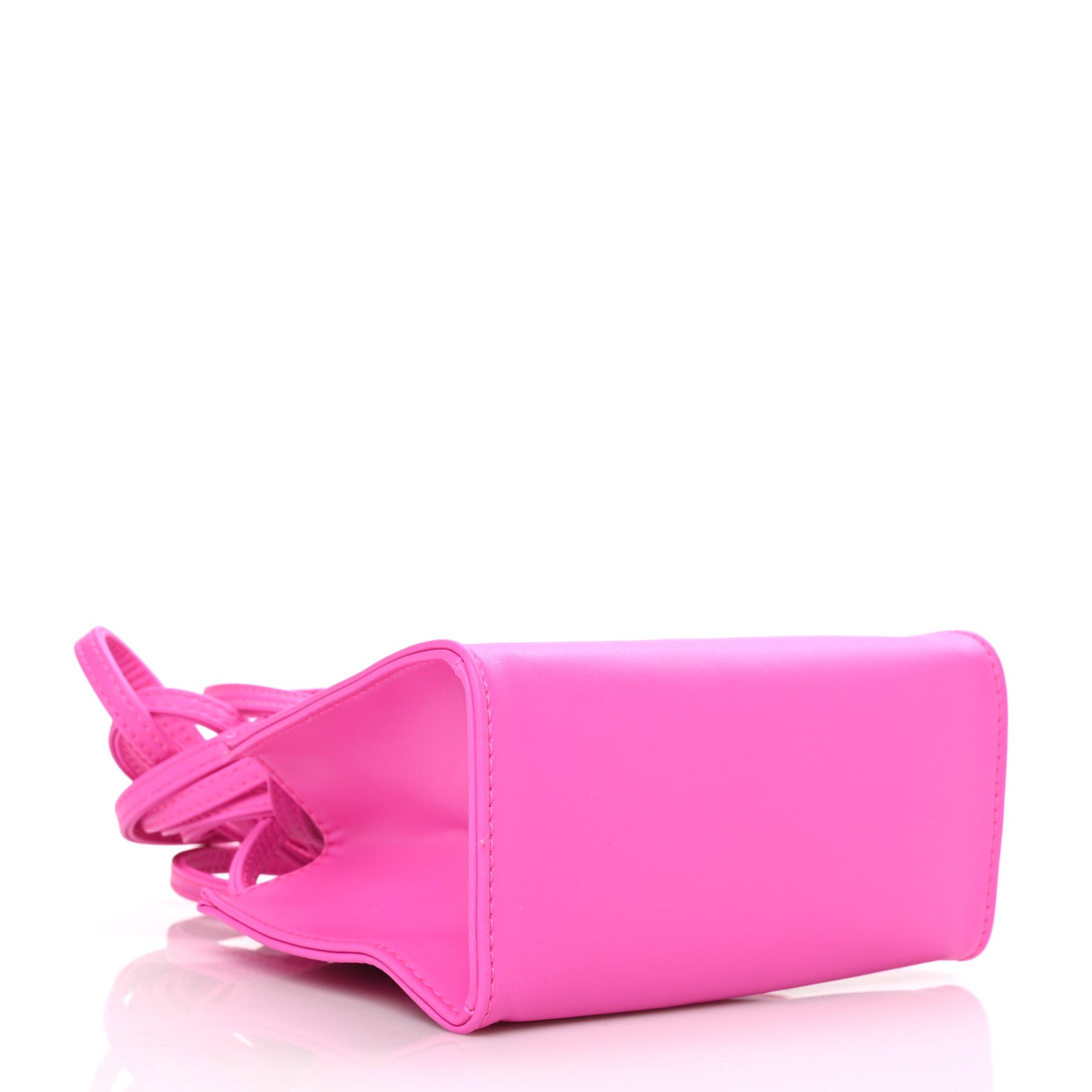 Vegan Leather Small Shopping Bag Azalea