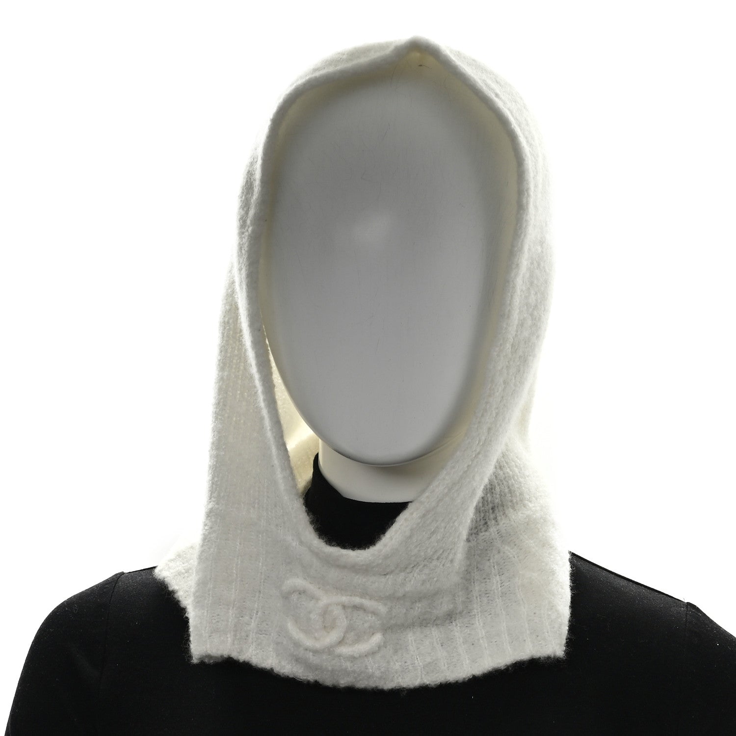 Chanel Cashmere Silk Balaclava White 2 of 5