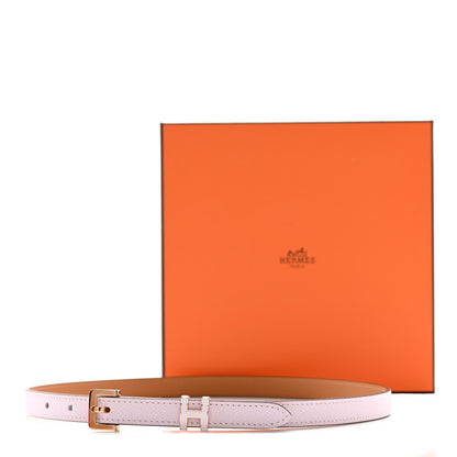 Hermes Epsom 15mm Pop H Belt 70 28 Mauve Pale 9 of 9