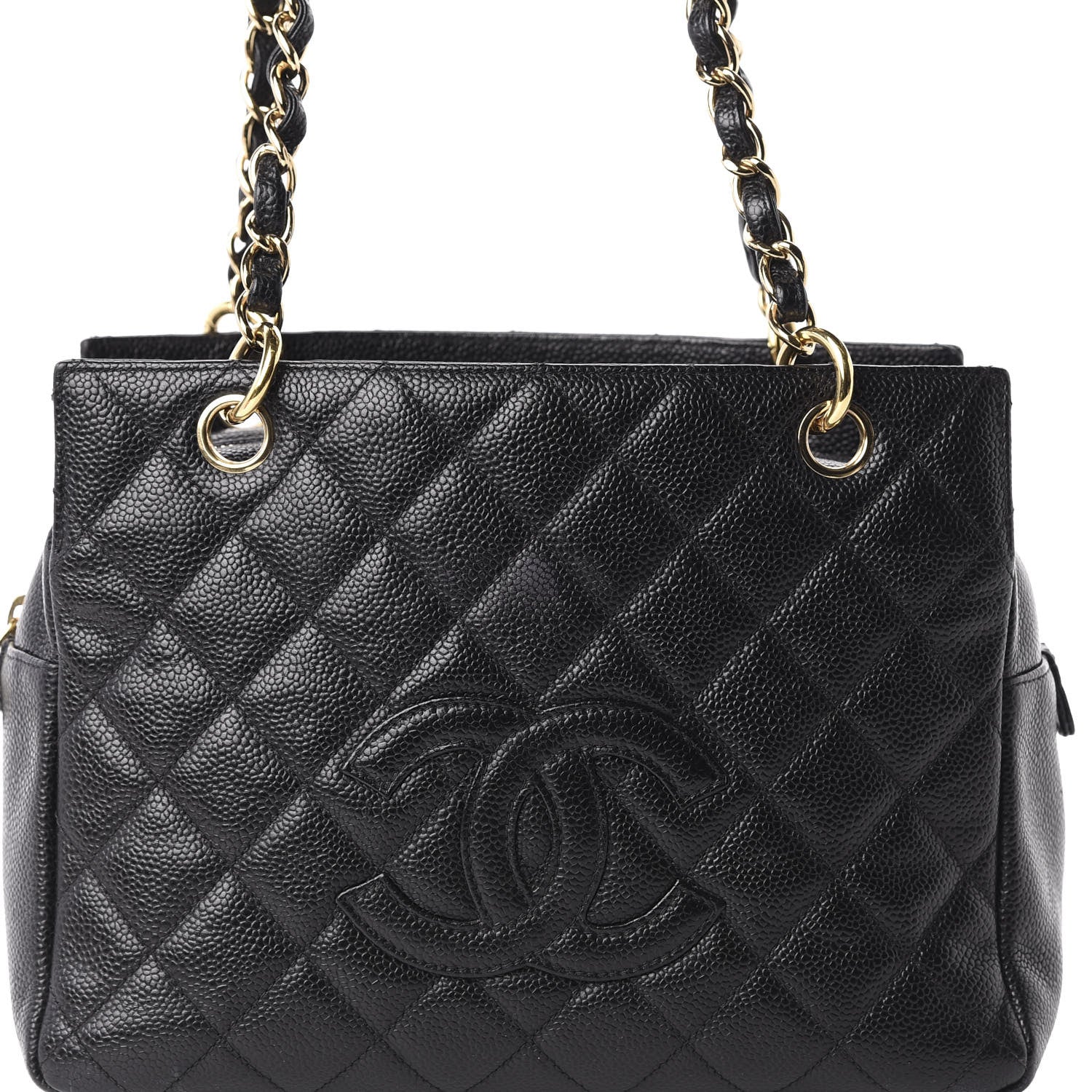 Chanel Caviar Quilted Petit Timeless Tote PTT Black 11 of 11