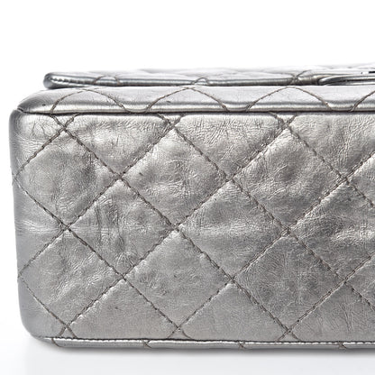 Chanel Metallic Aged Calfskin Quilted 2.55 Reissue 226 Flap Silver 11 of 16