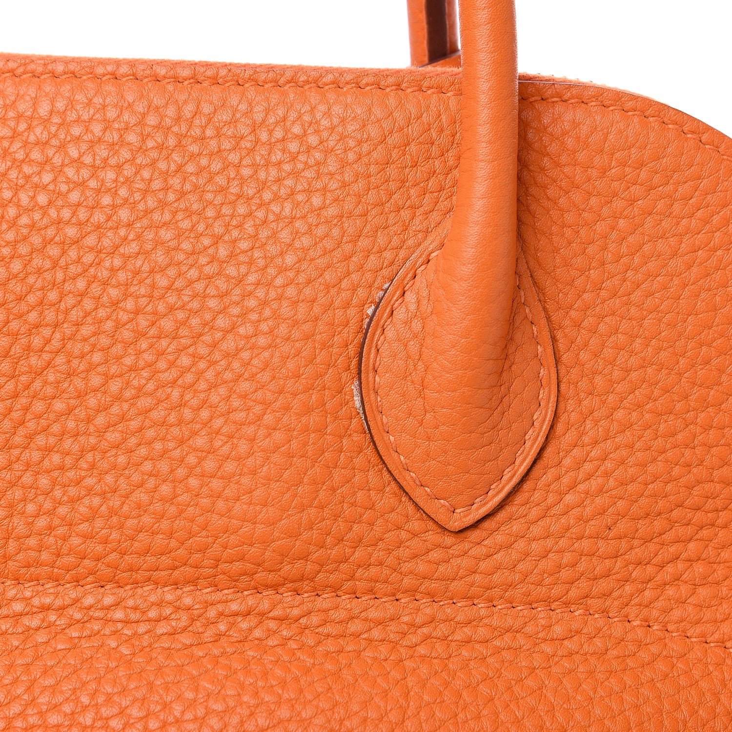 Hermes Taurillon Clemence Bolide 31 Orange 9 of 10