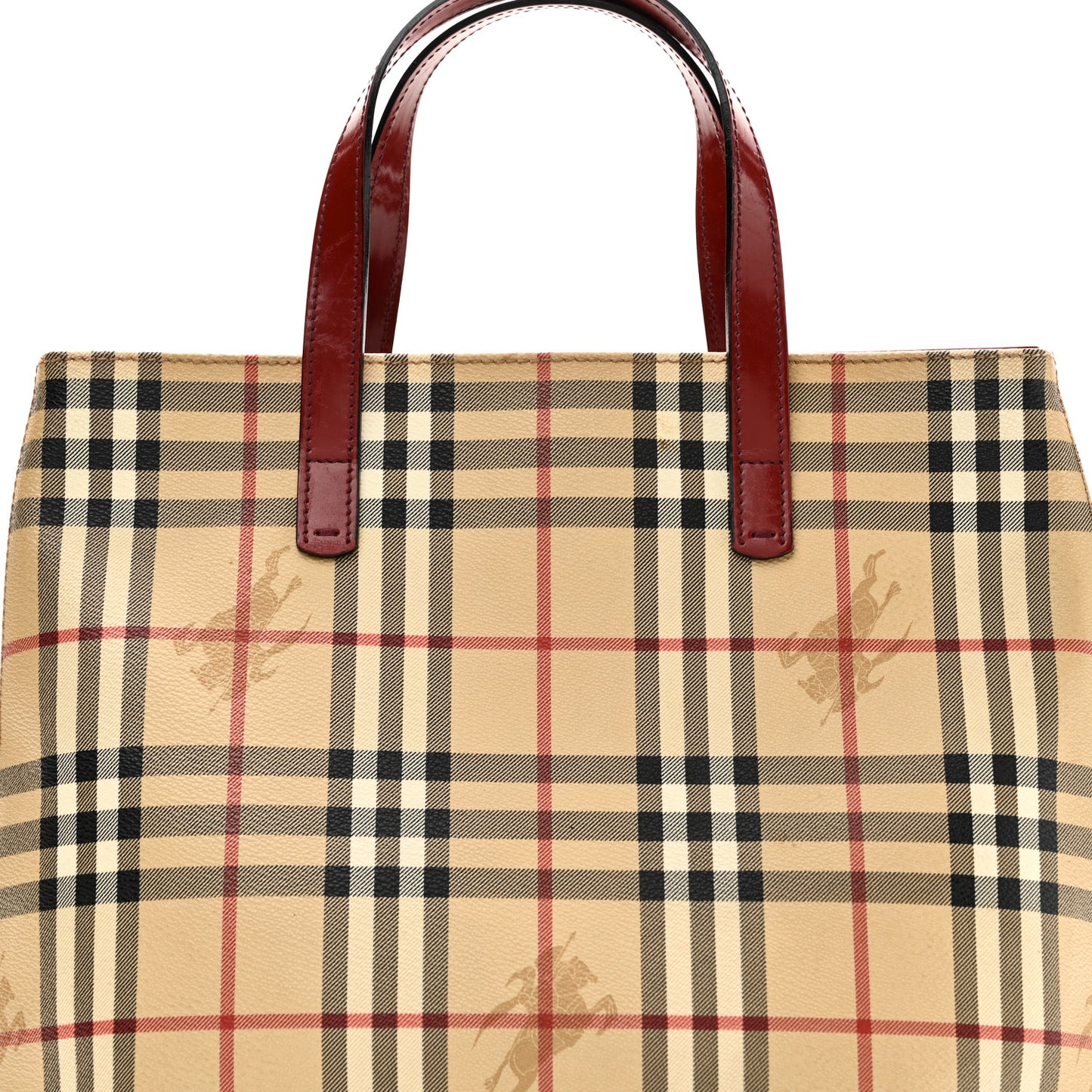 Haymarket Check Medium Tote Red