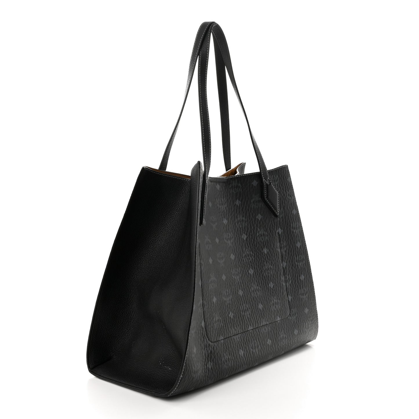 Visetos Medium Luisa Shopper Tote Black