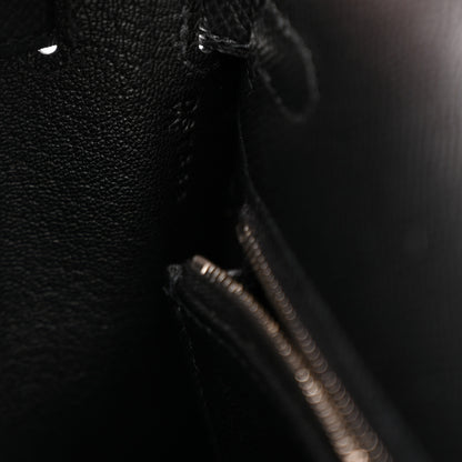 Hermes Epsom Kelly Sellier 25 Black 7 of 11