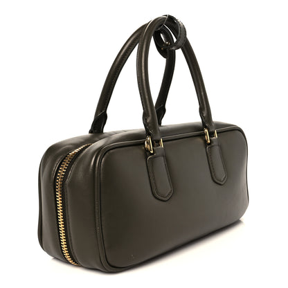 Miu Miu Calfskin Arcadie Top Handle Bag Military Green 3 of 9
