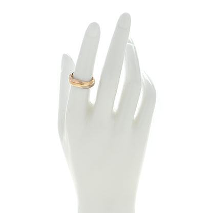 Cartier 18K Pink Yellow White Gold Small Trinity Ring 52 6 2 of 5
