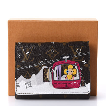 Louis Vuitton Monogram 2019 Christmas Animation Victorine Wallet Fuchsia 10 of 10