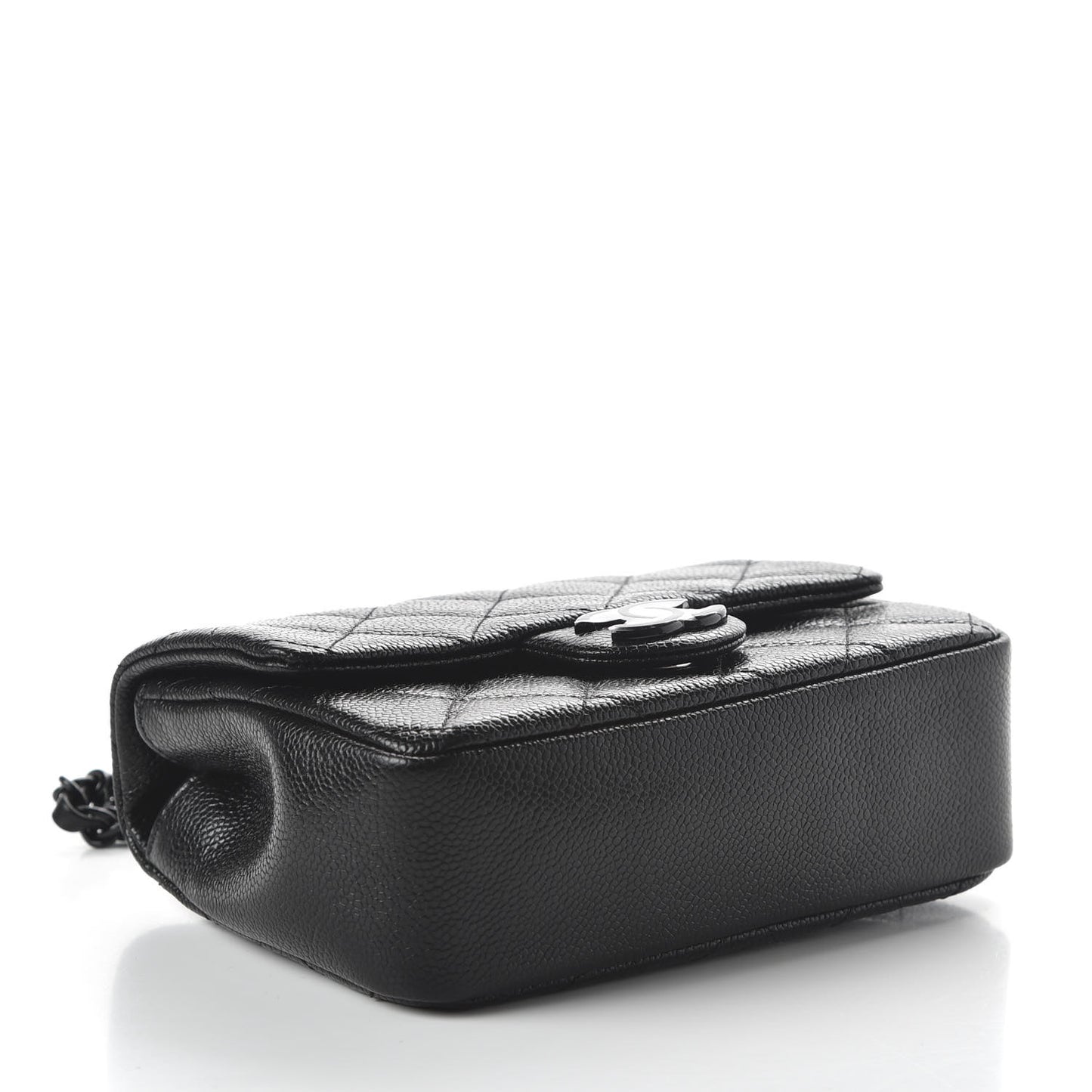 Caviar Quilted Incognito Mini Square Flap Black