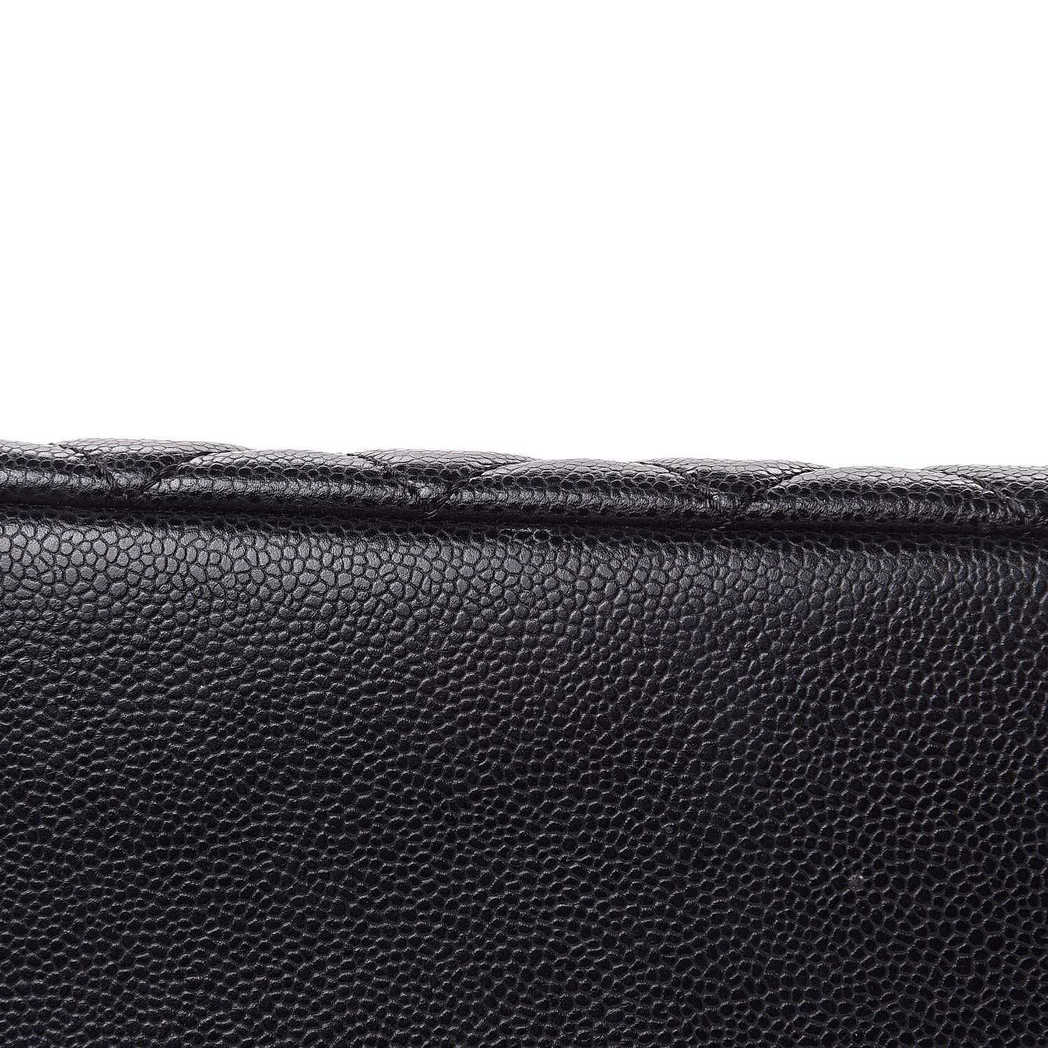 Chanel Caviar Quilted XL Grand Shopping Tote GST Black 10 of 18