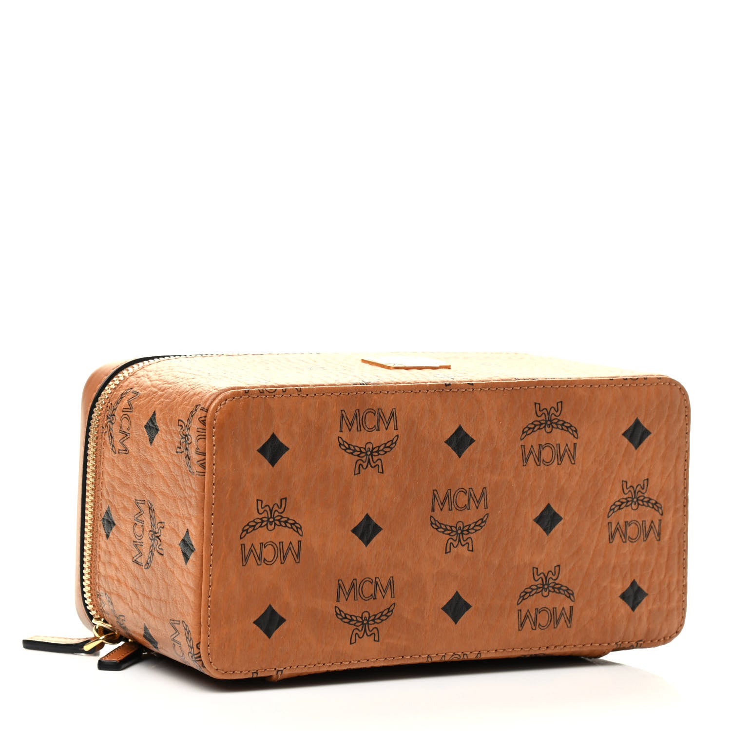 MCM Visetos Rockstar Vanity Case Cognac 3 of 8