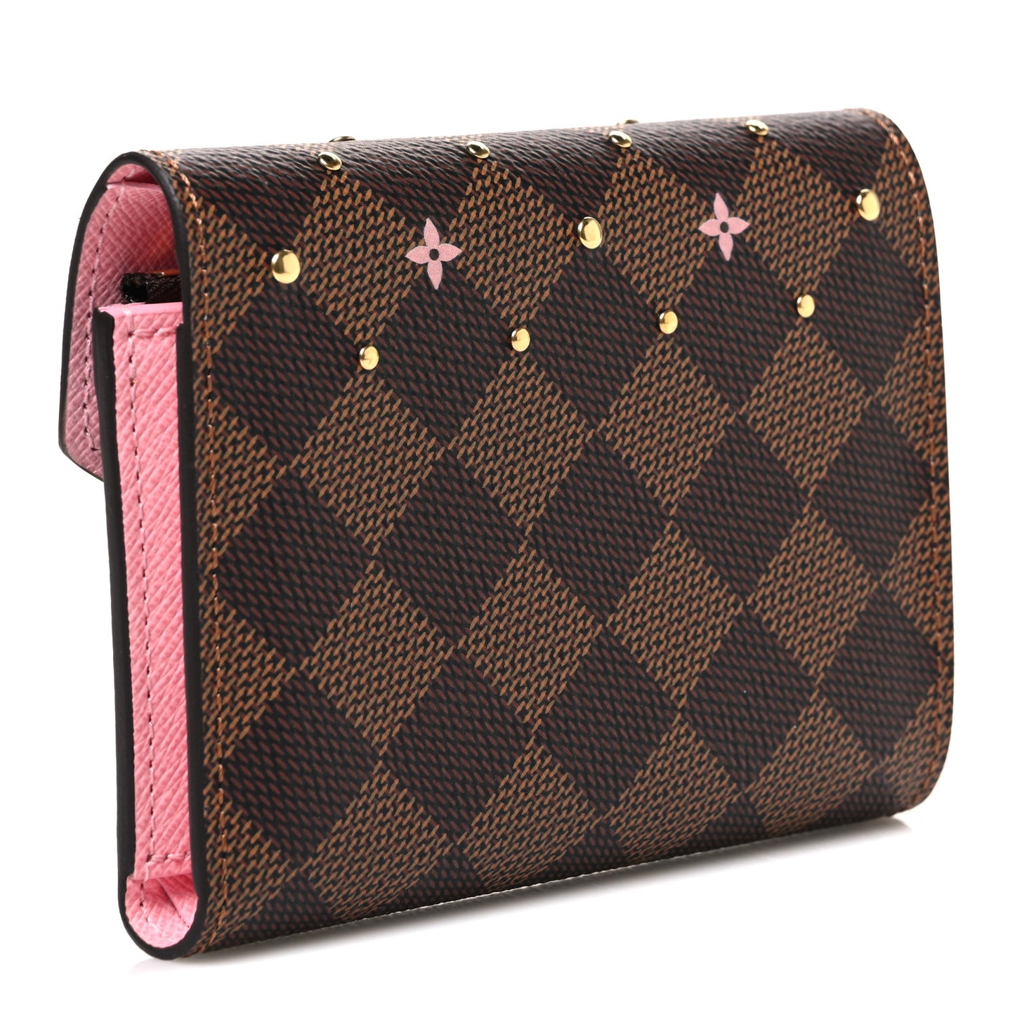 Damier Ebene Studded Victorine Wallet