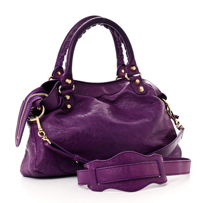 Balenciaga Agneau Giant 12 Gold Hardware Town Ultraviolet 4 of 11
